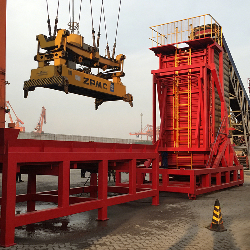Kontinuerligt containerhanteringssystem